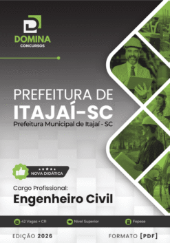 Engenheiro Civil Itajaí SC | Apostila 2026