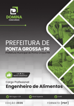 Engenheiro de Alimentos Ponta Grossa PR | Apostila 2026