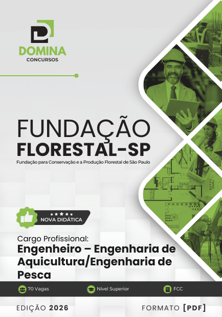 Engenheiro de Aquicultura Fundação Florestal SP | Apostila 2026 1 Engenheiro de Aquicultura Fundação Florestal SP | Apostila 2026