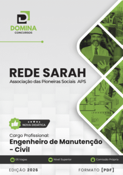 Engenheiro de Manutenção Civil Rede SARAH | Apostila 2026