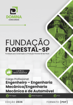 Engenheiro Mecânico Fundação Florestal SP | Apostila 2026