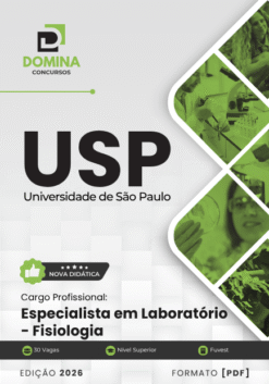 Especialista em Laboratório Fisiologia USP | Apostila 2026