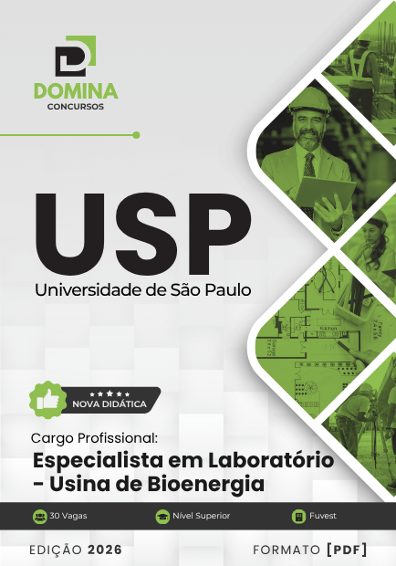 Especialista em Laboratório Usina de Bioenergia USP | Apostila 2026 1 Especialista em Laboratório Usina de Bioenergia USP | Apostila 2026