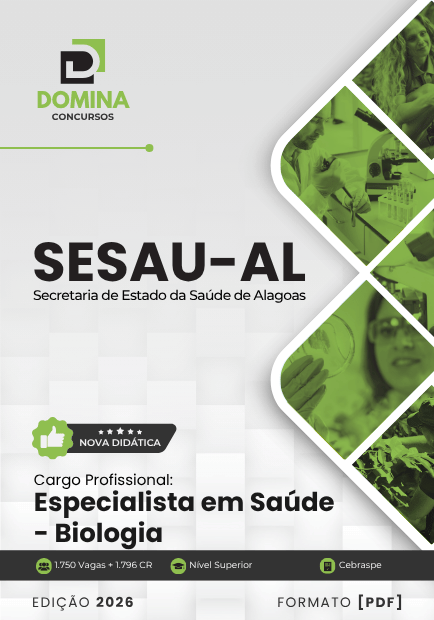 Especialista em Saúde Biologia SESAU AL | Apostila 2026 1 Especialista em Saúde Biologia SESAU AL | Apostila 2026