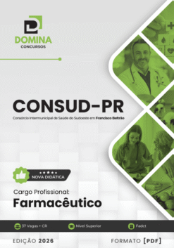 Farmacêutico CONSUD PR | Apostila 2026
