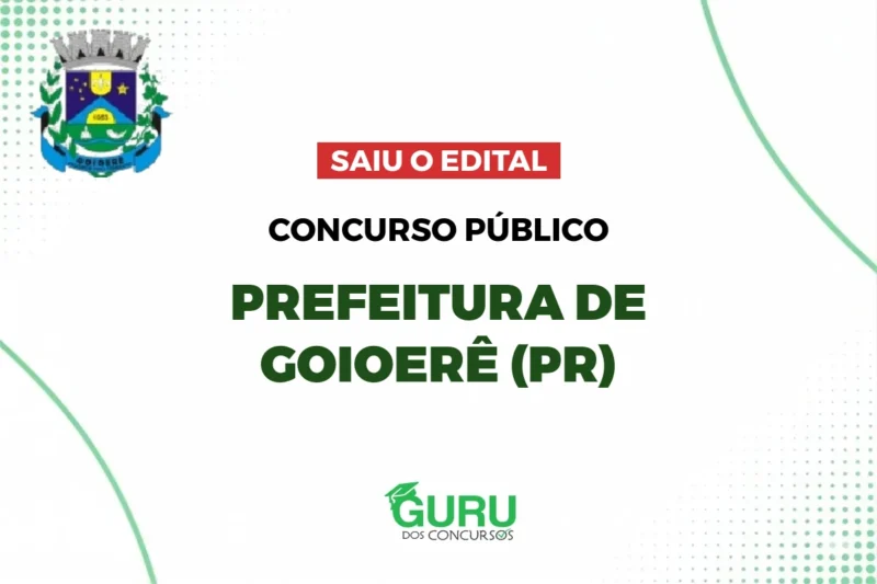 Concurso Prefeitura de Goioerê