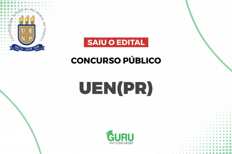 Concurso UENP (PR): Até R$ 7.616! Edital publicado seja um Agente Universitário! 1 Saiu o Edital UENP (PR): Agente Universitário!
