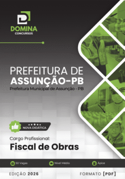 Fiscal de Obras Assunção PB | Apostila 2026