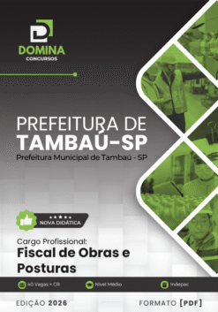 Fiscal de Obras e Posturas Tambaú SP | Apostila 2026