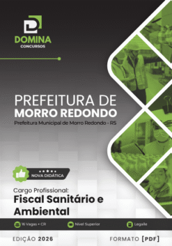 Fiscal Sanitário e Ambiental Morro Redondo RS | Apostila 2026