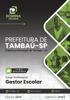 Gestor Escolar Tambaú SP | Apostila 2026