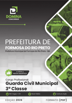 Guarda Civil Municipal Formosa do Rio Preto BA | Apostila 2026