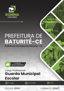 Guarda Municipal Escolar Baturité CE | Apostila 2026