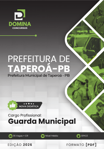 Guarda Municipal Taperoá PB | Apostila 2026 1 Guarda Municipal Taperoá PB | Apostila 2026