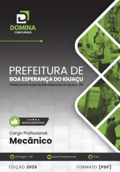 Mecânico Boa Esperança do Iguaçu PR | Apostila 2026