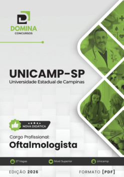 Médico Oftalmologista UNICAMP SP | Apostila 2026