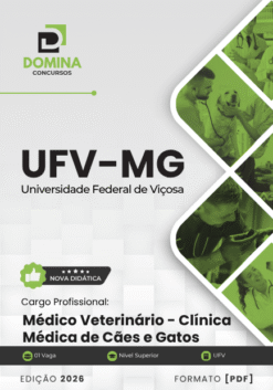 Médico Veterinário Clínica de Cães e Gatos UFV MG | Apostila 2026