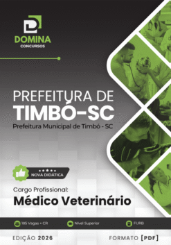Médico Veterinário Timbó SC | Apostila 2026