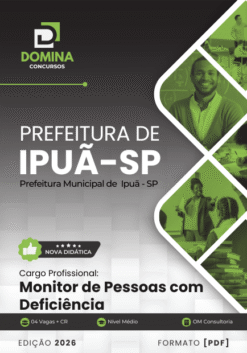 Monitor de Pessoas com Deficiência Ipuã SP | Apostila 2026