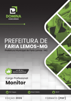 Monitor Faria Lemos MG | Apostila 2026