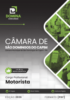 Motorista Câmara São Domingos do Capim PA | Apostila 2026