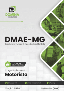 Motorista DMAE Uberlândia MG | Apostila 2026