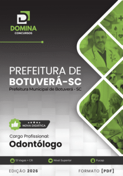 Odontólogo Botuverá SC | Apostila 2026