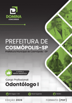 Odontólogo Cosmópolis SP | Apostila 2026