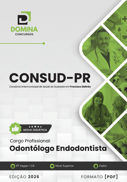 Odontólogo Endodontista CONSUD PR | Apostila 2026 1 Odontólogo Endodontista CONSUD PR | Apostila 2026