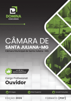 Ouvidor Câmara Santa Juliana MG | Apostila 2026