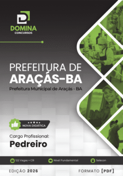 Pedreiro Araçás BA | Apostila 2026