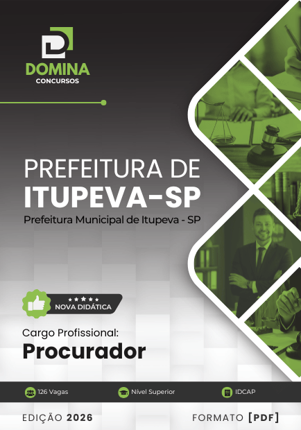 Procurador Itupeva SP | Apostila 2026 1 Procurador Itupeva SP | Apostila 2026