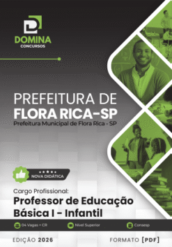 Professor de Educação Infantil Flora Rica SP | Apostila 2026