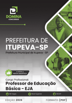 Professor de EJA Itupeva SP | Apostila 2026