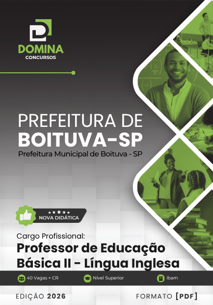 Professor de Inglês Boituva SP | Apostila 2026 1 Professor de Inglês Boituva SP | Apostila 2026