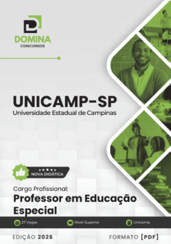 Professor Educação Especial UNICAMP SP | Apostila 2026