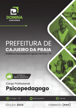 Psicopedagogo Cajueiro da Praia PI | Apostila 2026