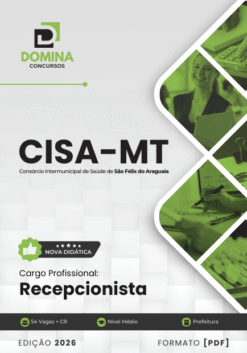 Recepcionista CISA São Félix do Araguaia MT | Apostila 2026
