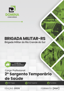 Sargento Temporário de Saúde Brigada Militar RS | Apostila 2026