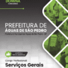 Serviços Gerais Águas de São Pedro SP | Apostila 2026