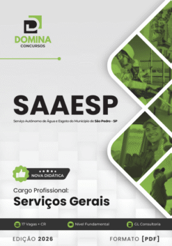 Serviços Gerais SAAESP SP | Apostila 2026