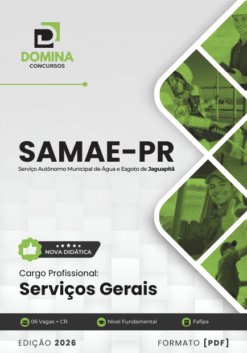 Serviços Gerais SAMAE Jaguapitã PR | Apostila 2026