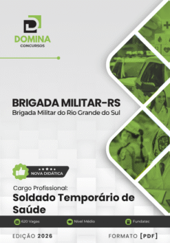Soldado Temporário de Saúde Brigada Militar RS | Apostila 2026