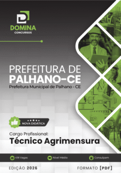 Técnico Agrimensura Palhano CE | Apostila 2026