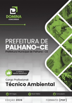 Técnico Ambiental Palhano CE | Apostila 2026