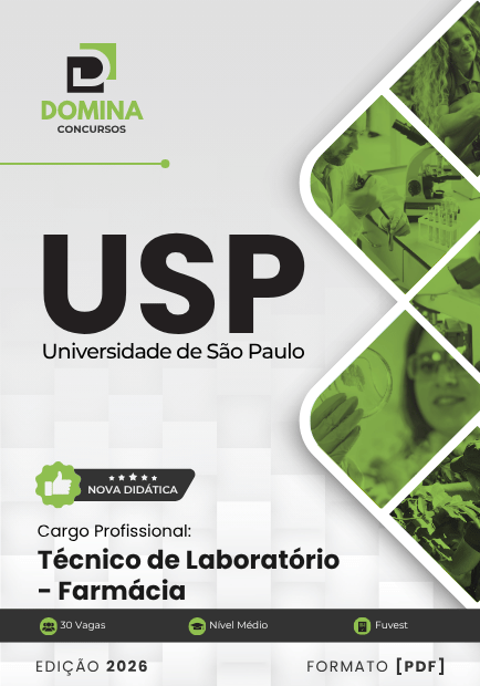 Técnico de Laboratório Farmácia USP | Apostila 2026 1 Técnico de Laboratório Farmácia USP | Apostila 2026