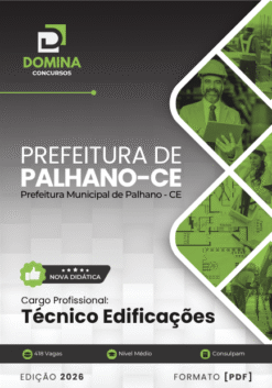 Técnico Edificações Palhano CE | Apostila 2026