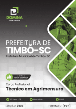 Técnico em Agrimensura Timbó SC | Apostila 2026