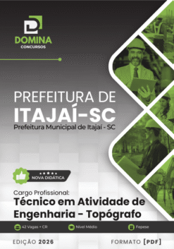 Técnico em Atividade de Engenharia Itajaí SC | Apostila 2026
