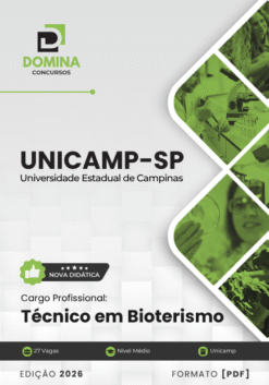 Técnico em Bioterismo UNICAMP SP | Apostila 2026